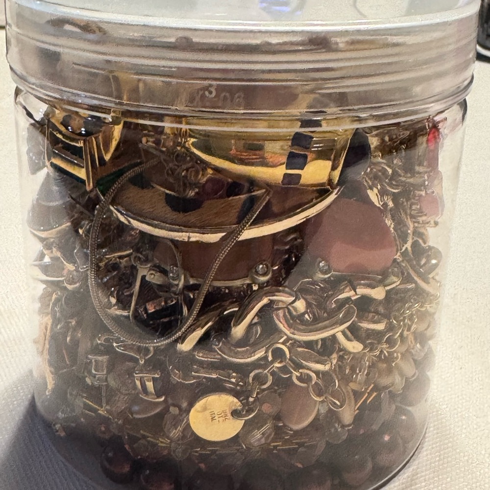 Fall colors Mystery Jewelry Jar